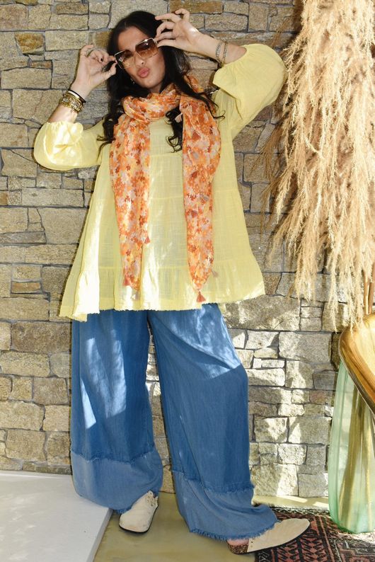 Woodstock Tassel Scarf Marigold /20=